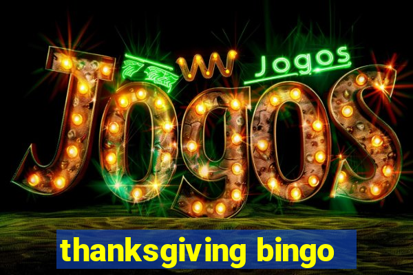 thanksgiving bingo